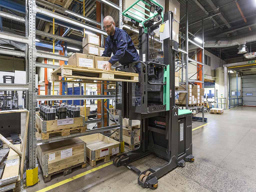 Il carrello elevatore elettrico usato